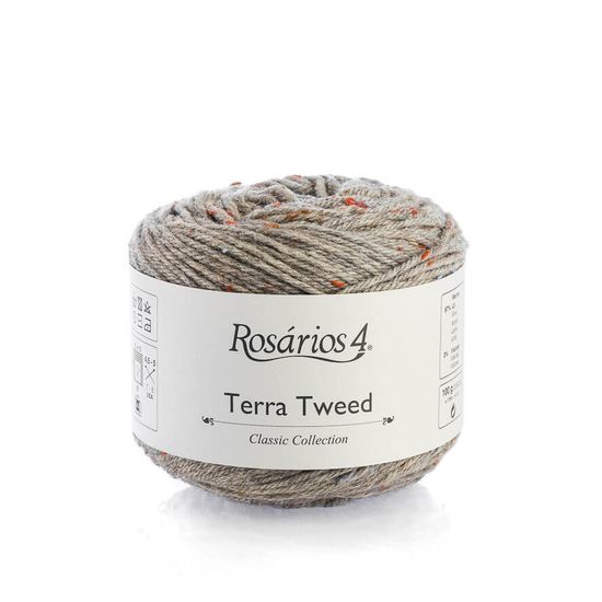 Пряжа ROSARIOS 4 Terra Tweed (97% меринос, 3% вискоза)