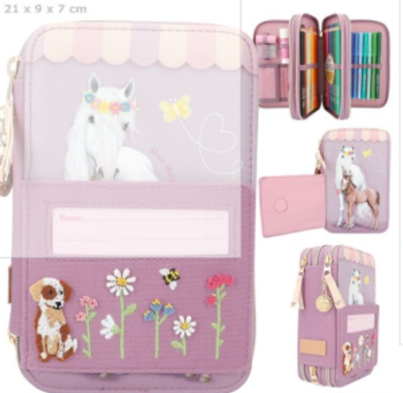 Penal \ Пенал \ Pencil Case Miss Melody Triple FARM HOUSE