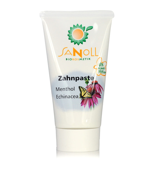 Зубная паста с ментолом и эхинацеей Sanoll Biokosmetik, 75 мл