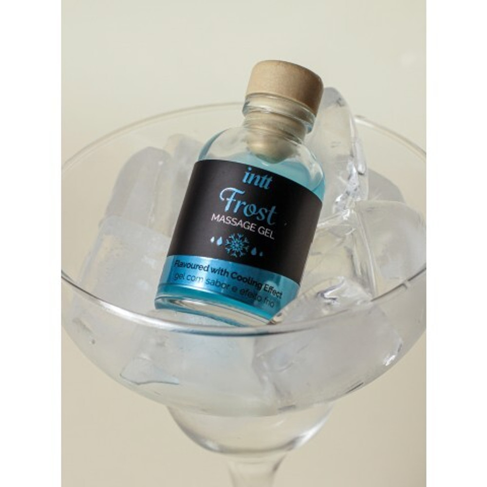 Intt Frost Massage Gel - Съедобный массажный гель с охлаждающим эффектом, 30 мл