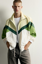 КУРТКА ИЗ ТЕХНИЧЕСКОЙ ТКАНИ COLOR BLOCK — ZARA