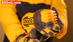 Краскопульт аккумуляторный INGCO CSGLI2004 20 В 120DIN