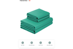 Комплект полотенец вафельных Home One 45х70 (2шт), 80х150 (2шт), изумруд