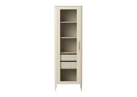 Витрина Type oak стеклянная высота 200 см L (молочный)