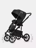 Коляска  OZON (2 в 1) (RIKO BASIC) 06 черный