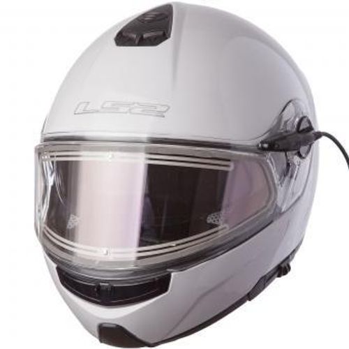 Купить Мотошлем Модуляр LS2 FF325 Electric Snow Solid / Белый