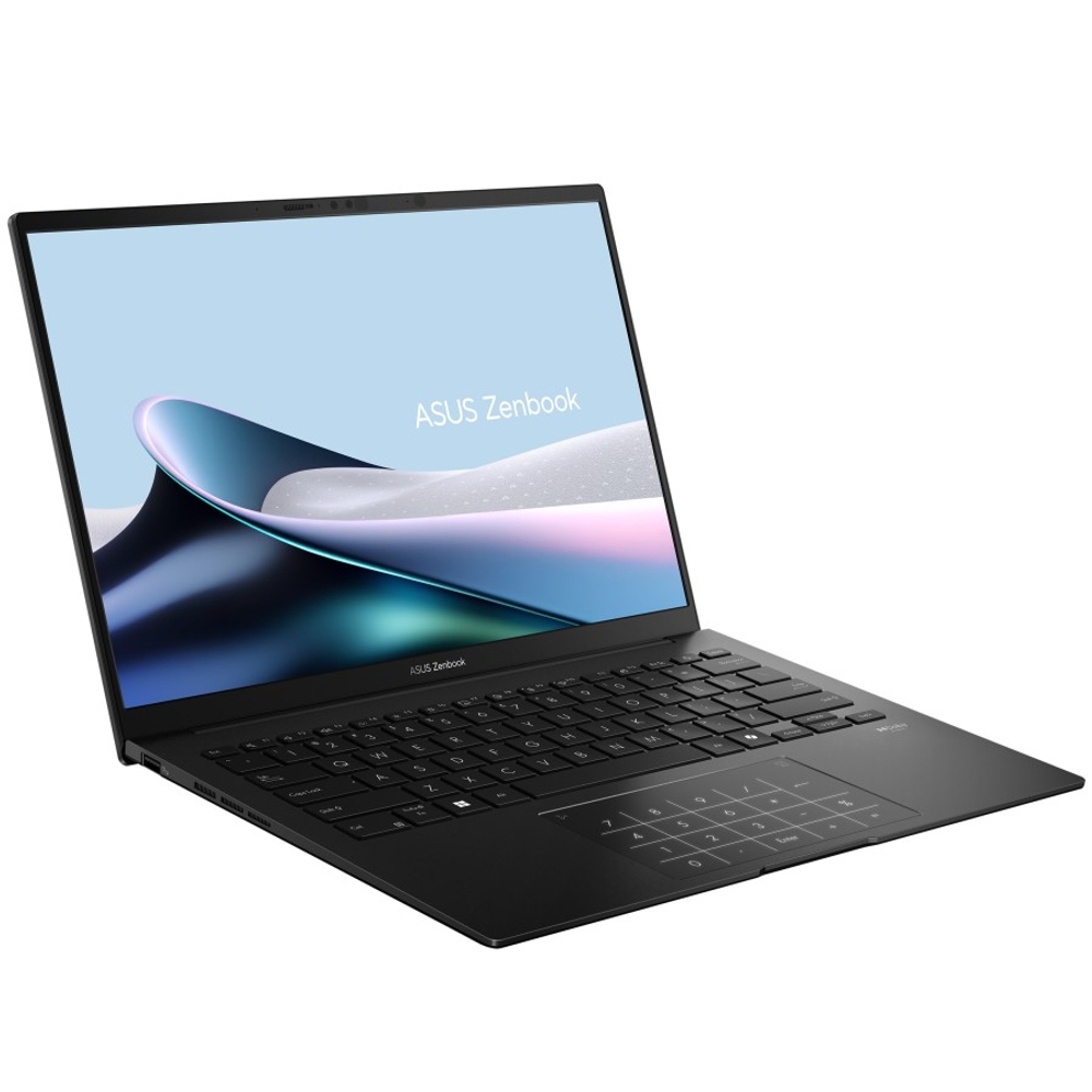 Ноутбук ASUS ZenBook 14 OLED UM3406KA-QD180 AMD Ryzen AI 5 340 2000MHz/14"/1920х1200/16GB/1024GB SSD/AMD Radeon 840M/Без ОС (90NB14U1-M00AK0) Black