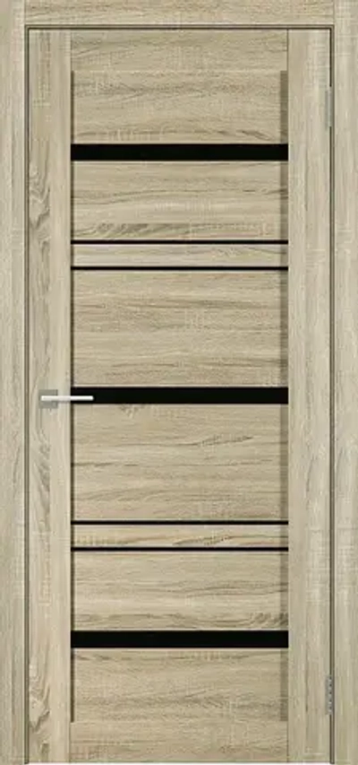 Е-13 — Дуб Сонома, 2000х800, Частично остекленная (ДЧ)