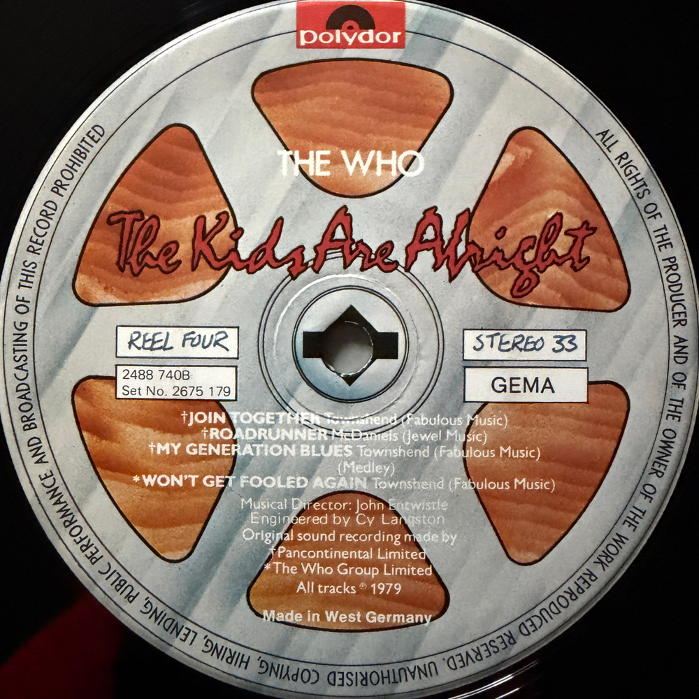 The Who – The Kids Are Alright 2LP (Германия 1979г.)