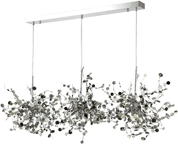 Подвесной светильник Garden GARDEN SP3х3 L1200 CHROME Crystal Lux