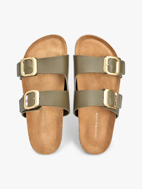 Шлепанцы женские TOMMY HILFIGER TH CLASSIC CORK SAND