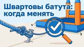 Швартовы и осмотр надувного батута: что проверять и когда менять