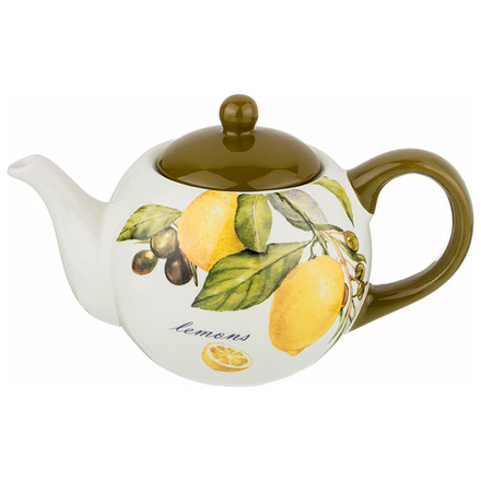 ЧАЙНИК AGNESS "ЛЕМОН ТРИ" 22,5*13,5*14,5 СМ 900 МЛ (КОР=12ШТ.)