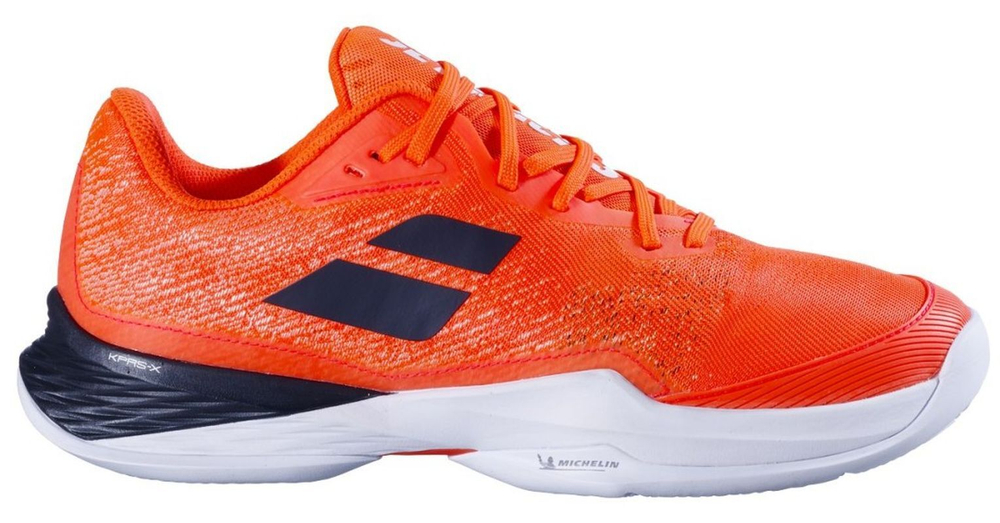 Мужские кроссовки теннисные Babolat Jet Mach 3 Clay - strike red/white