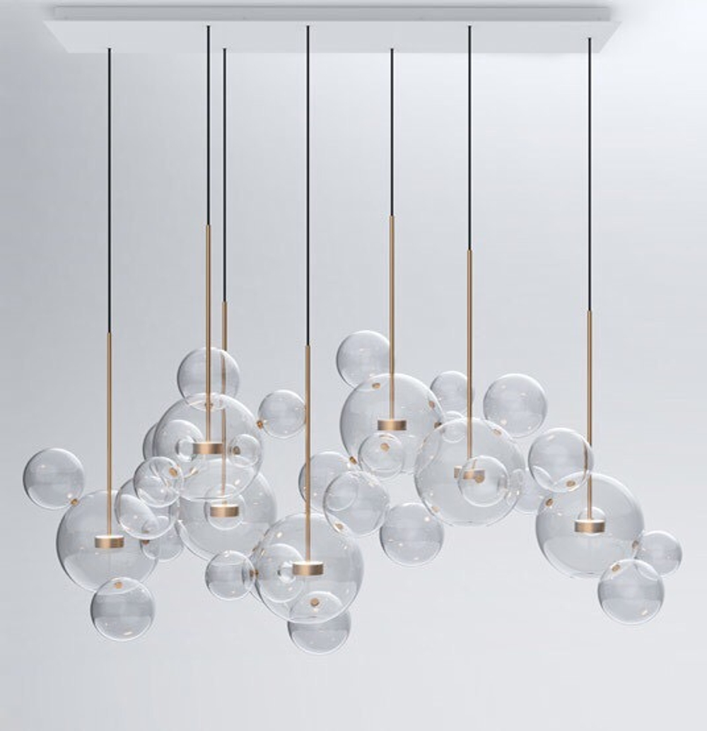 Pendant design lamp   Bolle by Giopato & Coombes (7 lampshades)
