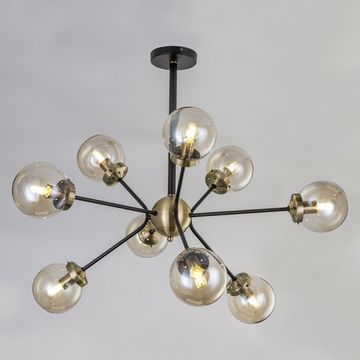 Люстра потолочная CL105295 венге/бронза Планета Citilux