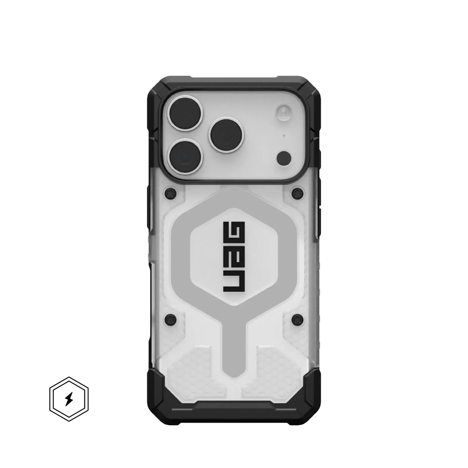 UAG Pathfinder Clear with MagSafe Series Case for Apple iPhone 17 Pro Ice/Silver (Серебристый)