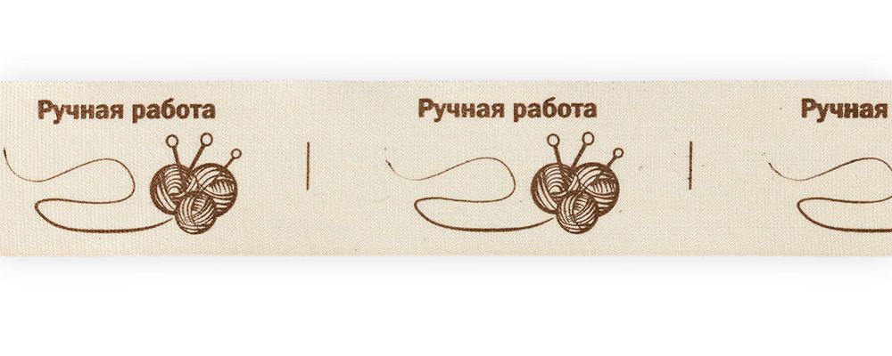 Лента хлопок с рисунком 25.0 мм / 5 шт по 3 метра, S2_001/098 Ручная работа, CLP-251 Gamma