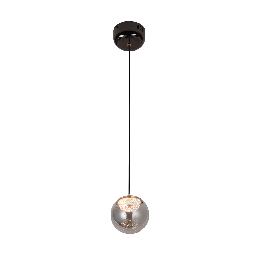 Подвесной светодиодный cветильник Modelux ML.2338.150 BK-GD