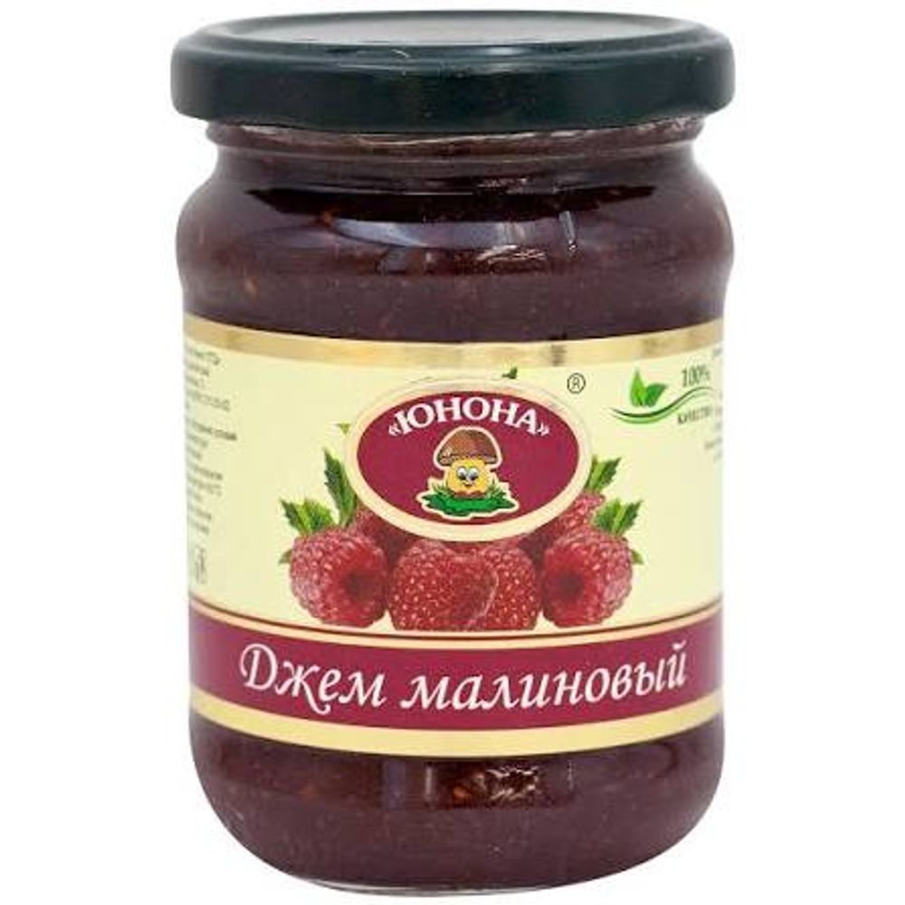 Джем фруктовый Малиновый 310 г ст/б Юнона