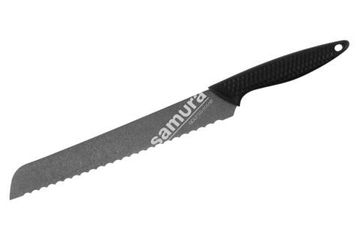 Нож кухонный Samura GOLF Stonewash для хлеба 230 мм, SG-0055B/K