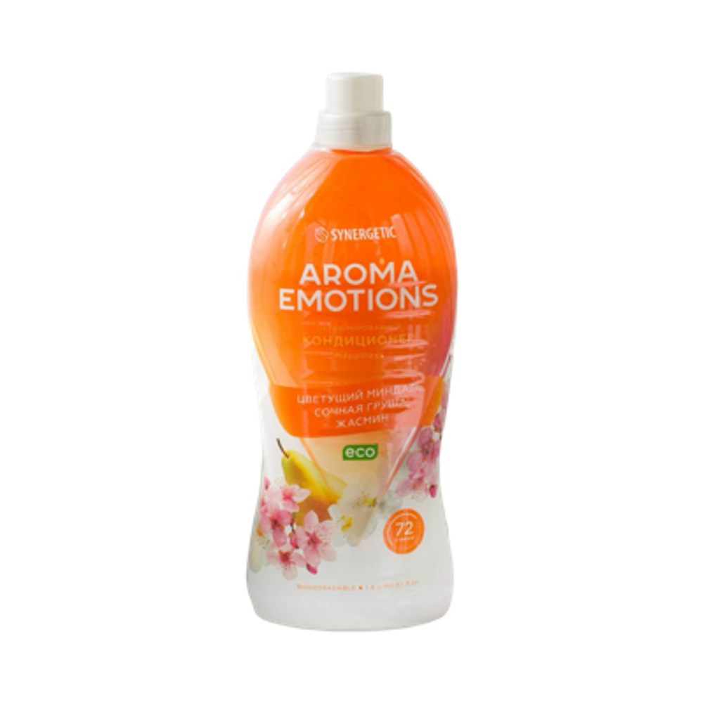 Кондиционер парфюмиров. Synergetic Aroma Emotions (цветуший миндаль-сочная груша-жасмин) 1,8л