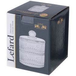 ЕМКОСТЬ ДЛЯ ХРАНЕНИЯ LEFARD С КРЫШКОЙ 2 ЯРУСА "GEM" 10,5*15 СМ, 280 МЛ (КАЖДАЯ)