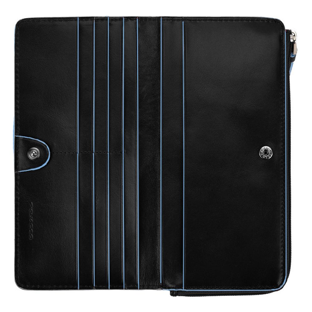 Портмоне Piquadro Blue Square черный кожа (AS458B2/N)