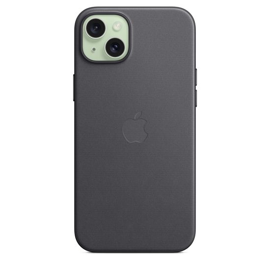 Чехол Apple для iPhone 15 Plus FineWoven с MagSafe Черный