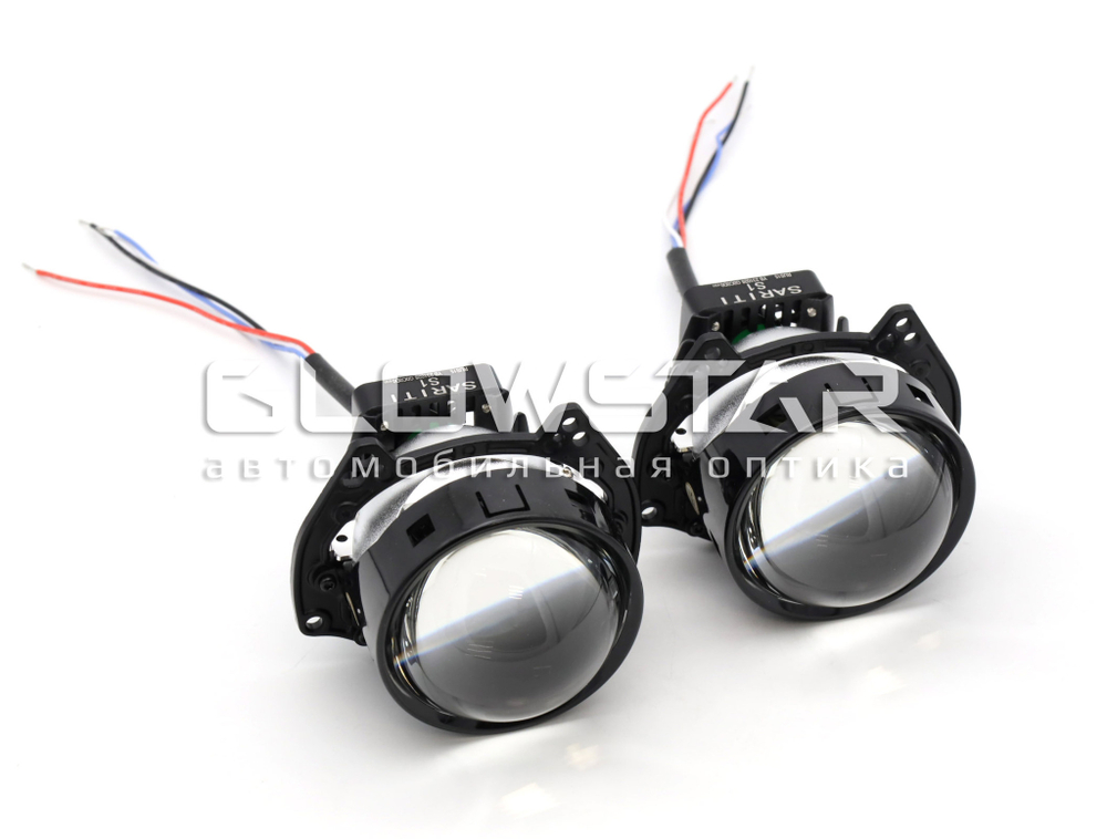 Билед модули Sariti S1 3.0 дюйма, 2 чипа, 5500K, 12V, 53W/62W, крепление 3R (комплект, 2шт)