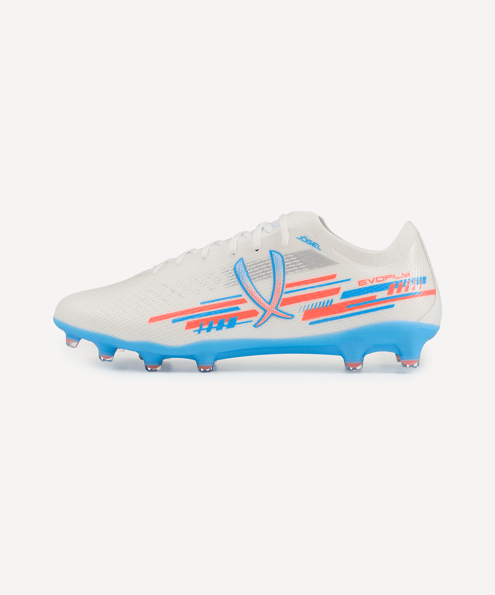 Бутсы футбольные Evofly FG Pro White/blue