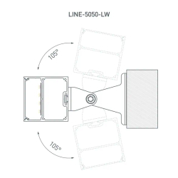 Профиль SL-LINE-5050-LW-3000 WHITE (Arlight, Алюминий) 043978
