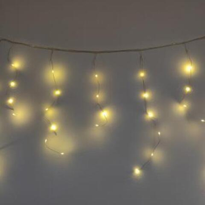 Гирлянда-штора желтая  100Led 4MX(40CM+60CM )    NP-1245