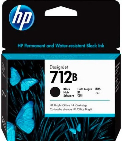 Картридж HP 712 (3ED71A) для DesignJet T650/T630/T250/T230/T210 черный (80 мл)