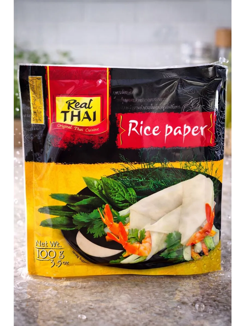 Рисовая бумага для спринг роллов Real Thai, 200г