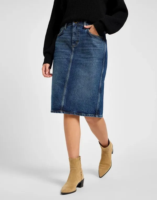 Юбка джинсовая женская LEE MIDI SKIRT