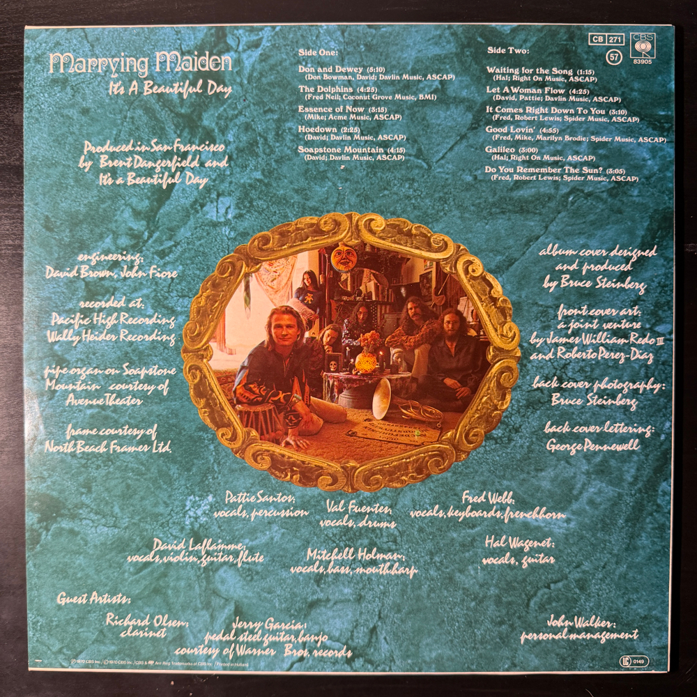 It's A Beautiful Day ‎– Marrying Maiden (Голландия 1979г.)