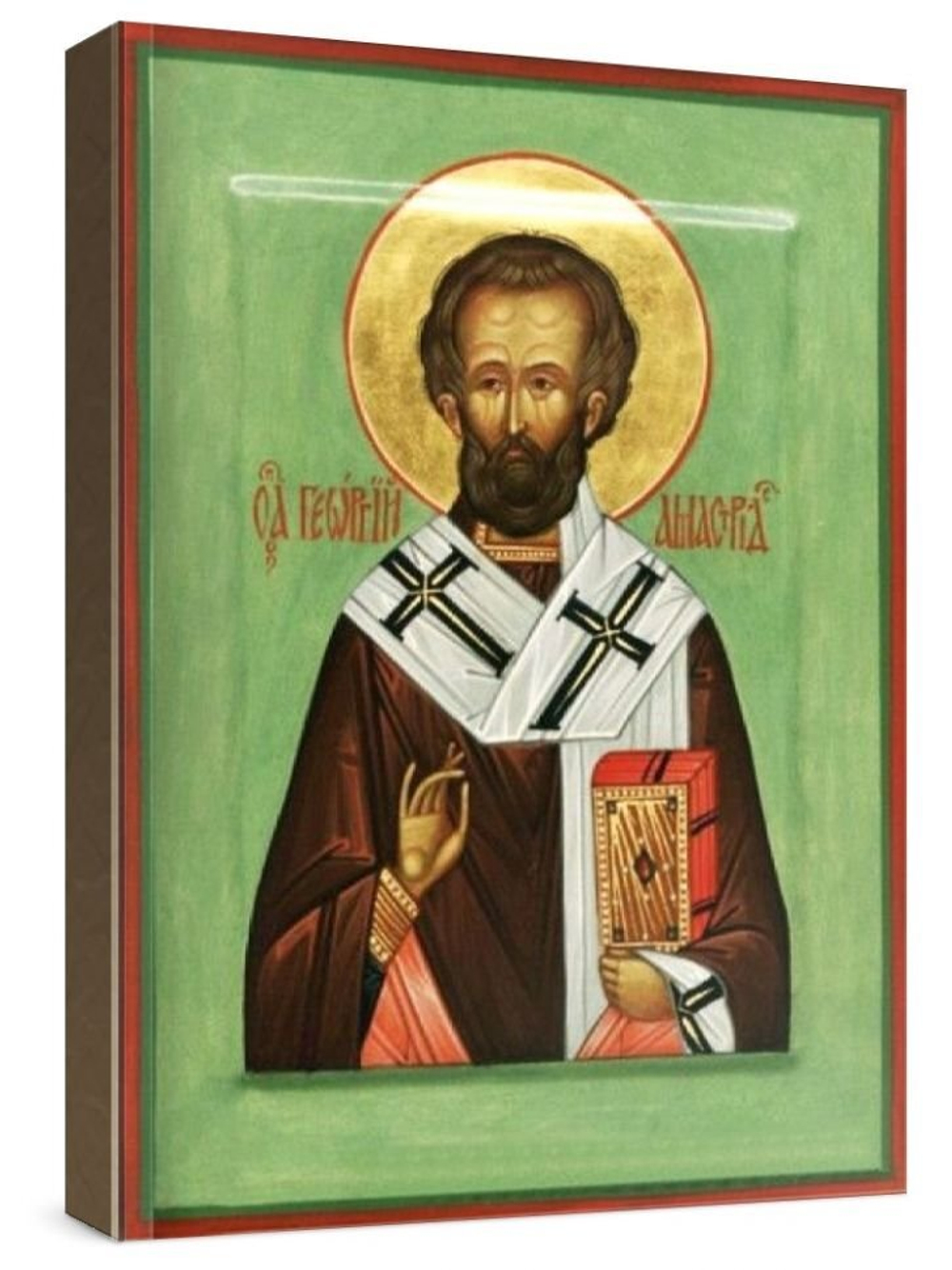 Георгий Амастридский (рукописная икона)