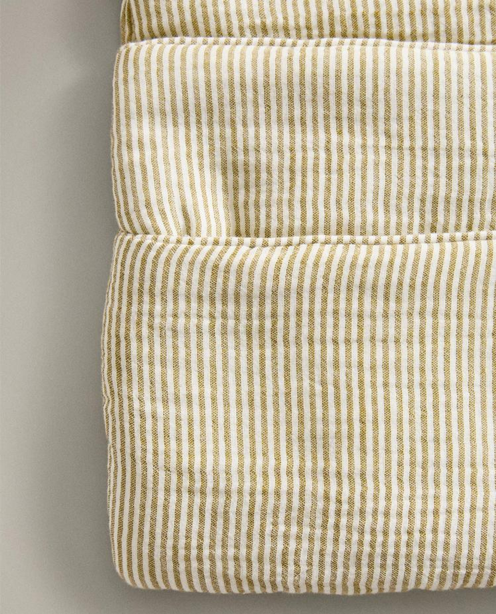 ZARA HOME ДЕТСКИЙ ХЛОПКОВЫЙ ПОДВЕСНОЙ ОРГАНАЙЗЕР, ЗЕЛЕНЫЙ