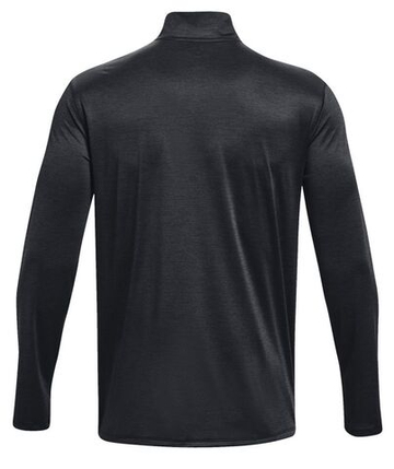 Мужская теннисная футболка с длинным рукавом Under Armour Tech Vent 1/2 Zip - черная