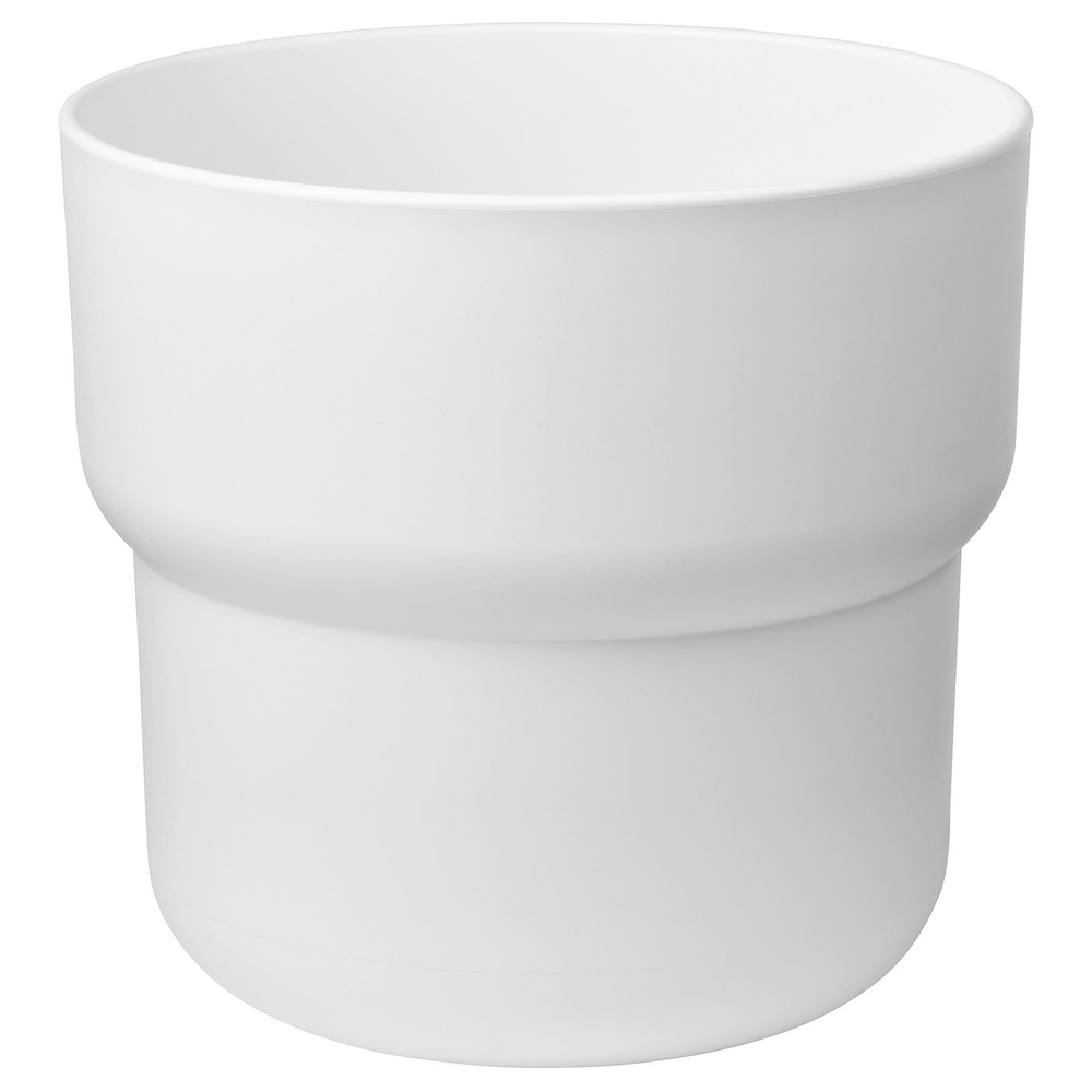 IKEA FÖRENLIG  (ИКЕА ФЁРЕНЛИГ)  -  Кашпо - для дома и улицы белое 24 см