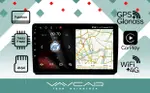 Магнитола для KIA Optima 2013-2015 (рамка-накладка) - Vaycar VA27-0345 на Android 13, Быстрая, 4G SIM-слот