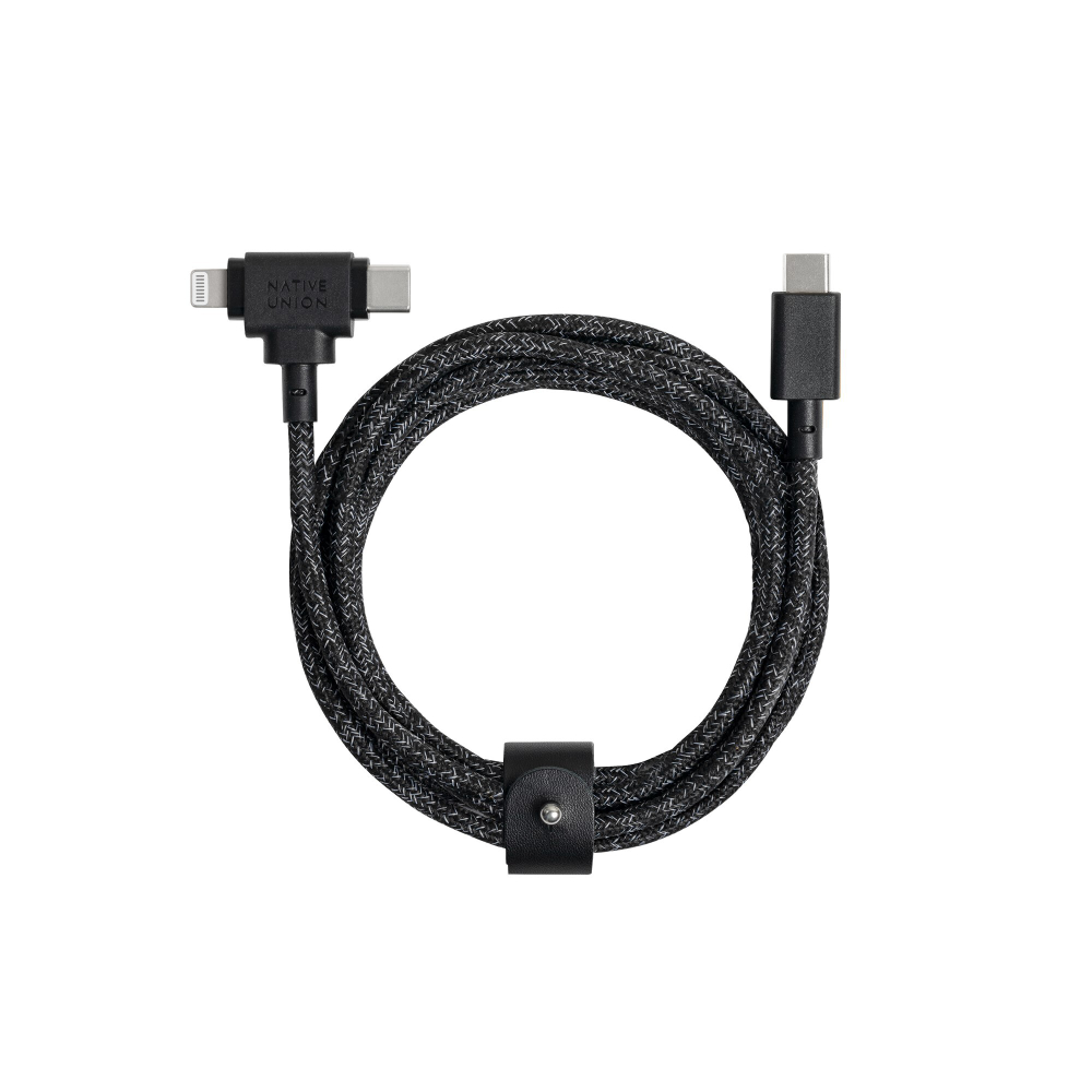Кабель Native Union Belt Cable Duo 1,5 м (USB-C to USB-C/Lightning)