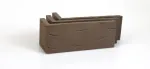 Terramatic, Koro Brown 2201, NF/240x71x14 - Клинкерная плитка для фасада и внутренней отделки