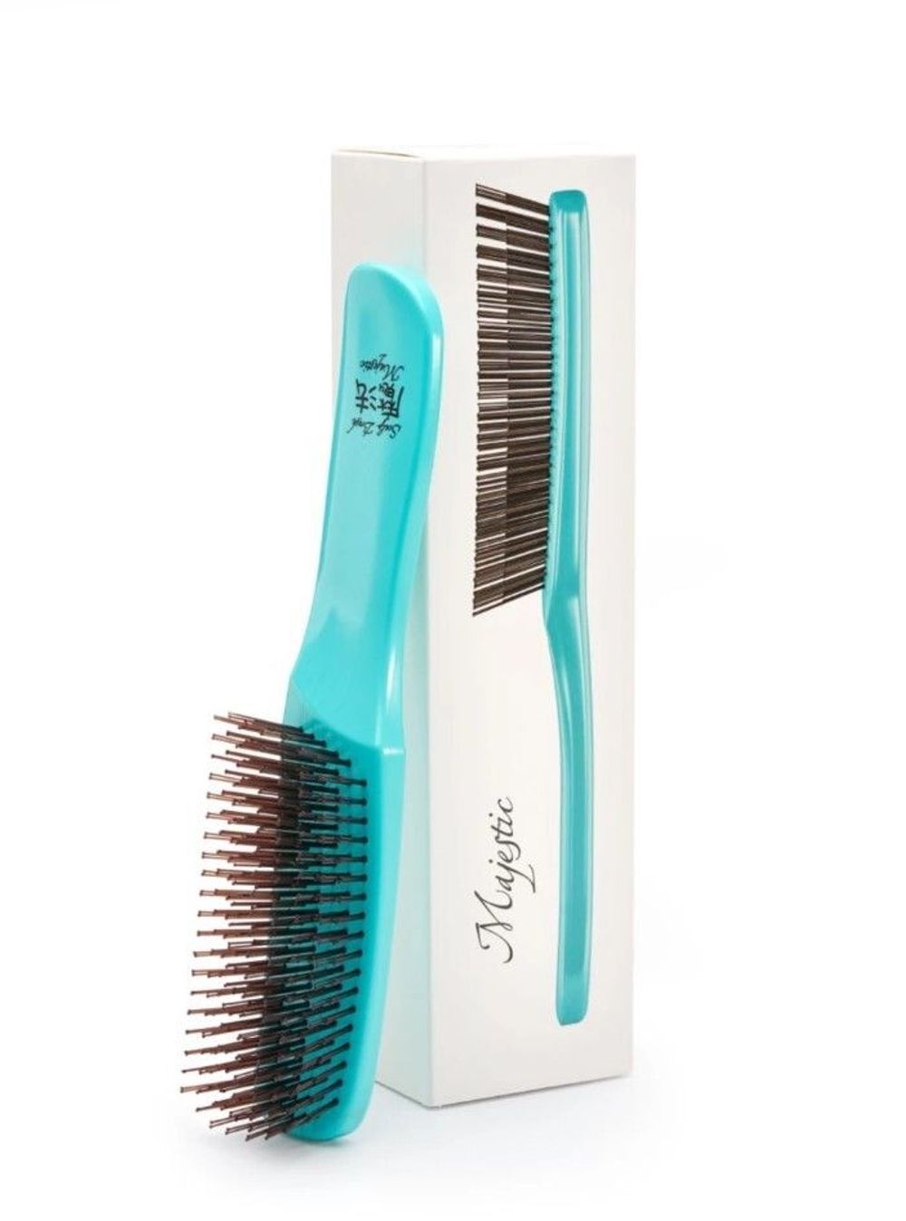 Расческа Majestic Scalp Brush бирюзовый