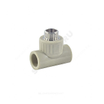 Тройник PP-R комбинированный серый Дн 20х1/2" НР VALFEX 10128020Г