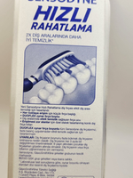 Sensodyneи Зубная щетка Rapid Relief, мягкая 1+1 Мягкая, Duoflex с подвижной шейкой щетки (Индия)