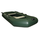 Лодка ПВХ Polar Bird Чирок Гребная PB-260Т Teal со стеклокомпозитной сланью и банкой -