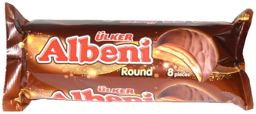 Печенье Ulker "Albeni Round" с карамелью 320 гр (8шт)