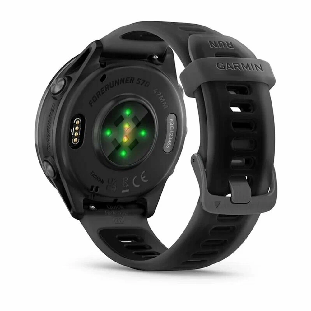 Смарт-часы Garmin Forerunner 570 47мм 1.4" AMOLED корп.черный рем.черный (010-02971-00)